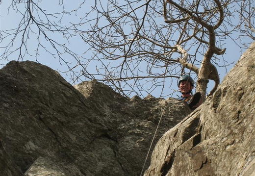 Stu at the top of ...