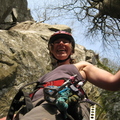 Lucy preparing for the off