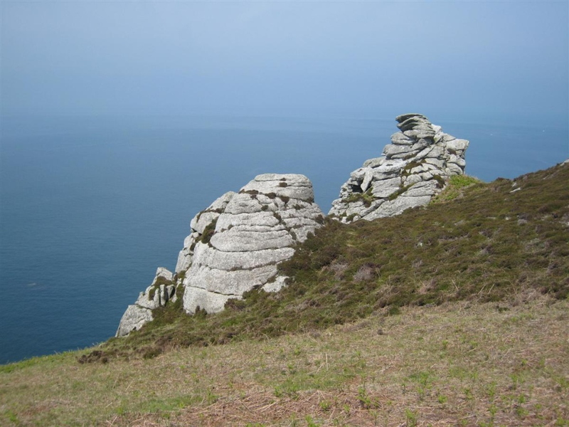 Some interesting rock formations on the cliff tops