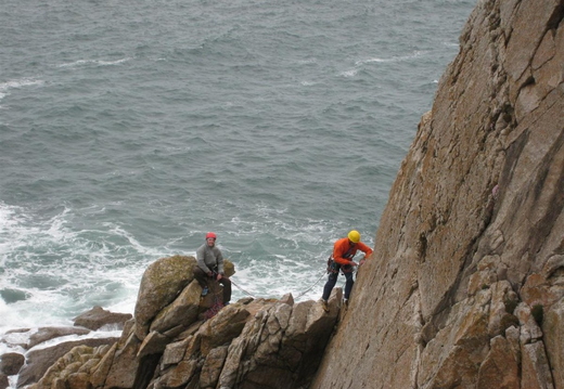 Adrian starting out on the second pitch