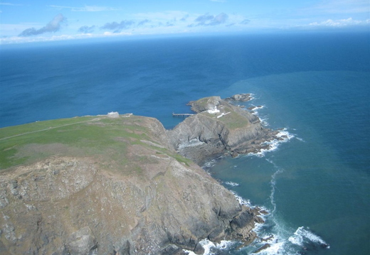 The island from the Helicopter