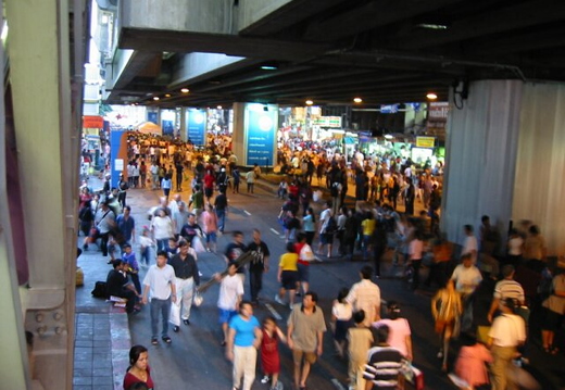 "7 Wonders Of Silom" Festival Along Closed Steet On Sunday
