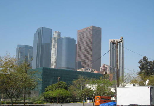 Looking towards downtown