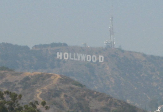 The Hollywood sign. Never had time to walk up there