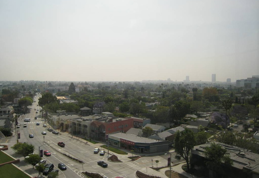 View out over west Hollywood