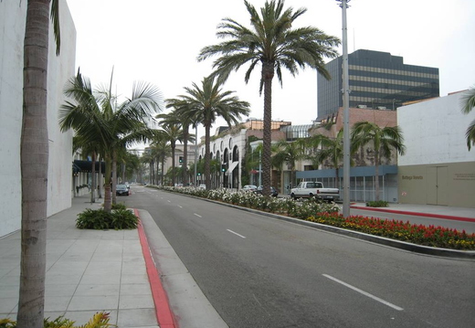 View down Rodeo Drive