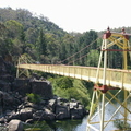 The suspension bridge near the 1st basin