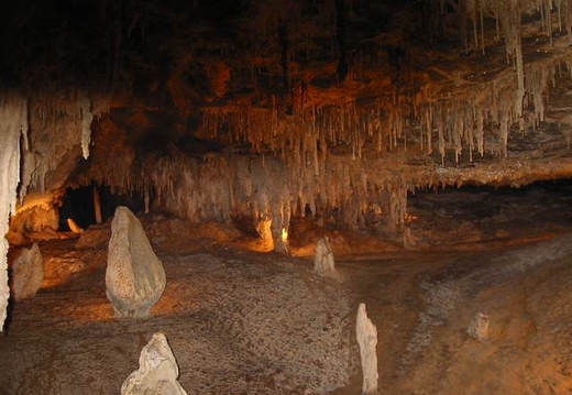 Interesting limestone formations in a 600 Million year old cave system