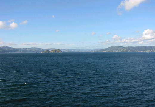 Wellington Harbour from the ferry on the way to Picton on the south island