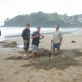 Hot Water Beach - Dig a hole and it fills with hot spring water!! Mix with sea water as spring is at 60 deg, then bathe!