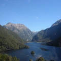 Various photo's taken of Fiordland National Park from a helicoptor