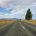The road to Lake Tekapo