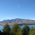 Lake Tekapo and the surounding plains from Mount John