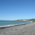 Various views along the pebble beach