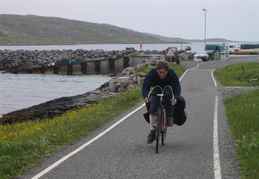 Mo, Vatersay Causeway in background