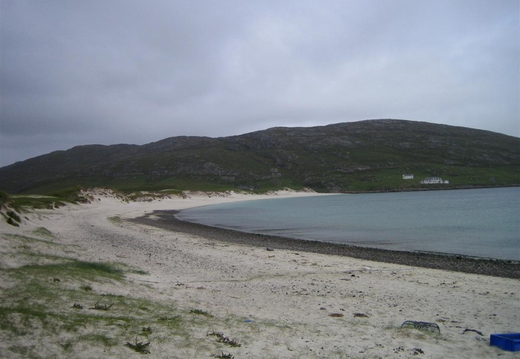 Beach at end of road on Vatersay
