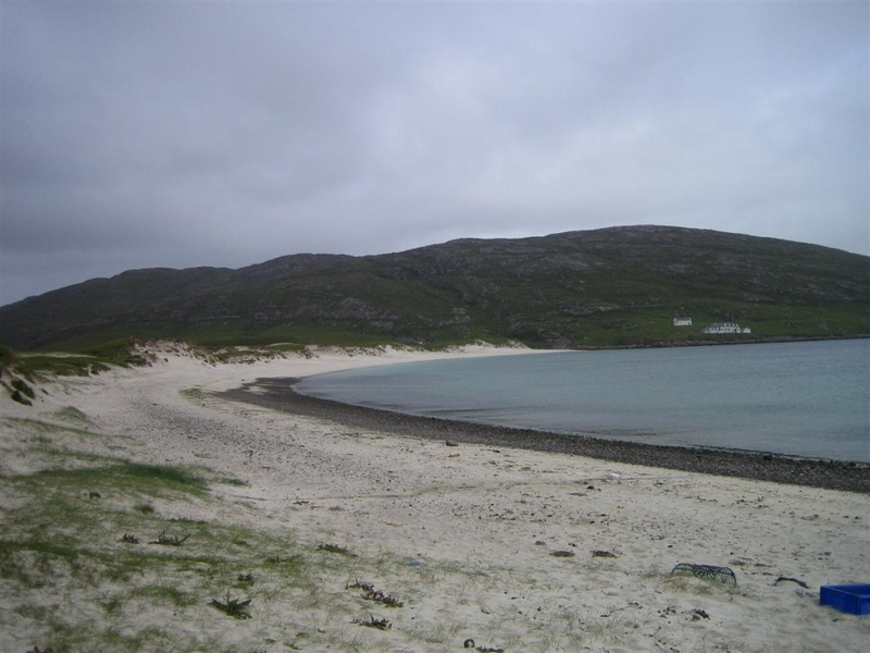 Beach at end of road on Vatersay