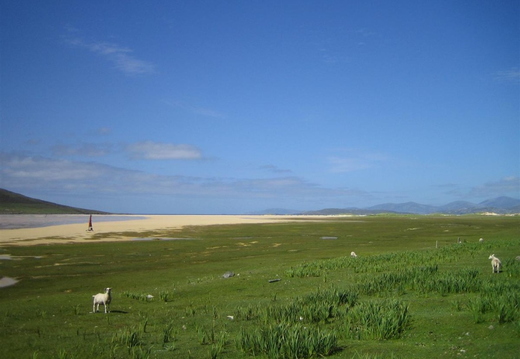 Beaches on south end of Harris.