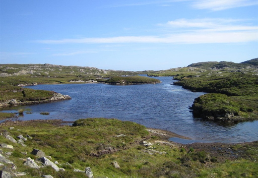 Heading over climb before the descent into Tarbert