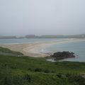 St Ninnians Isle, joined to 'mainland' by sand spit