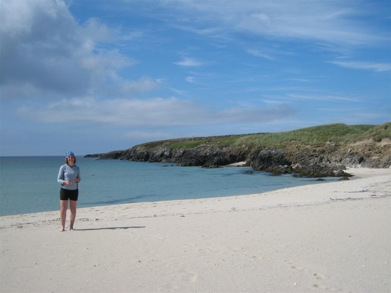 Fantastic beach (better than those I sampled on Harris/North Uist in fact!)