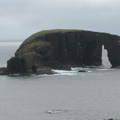 Rock with arch at Esha Ness