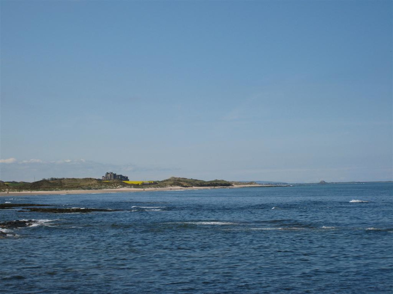 Bamburgh Castle From Seahouses