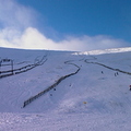 View up Cairnwell T-bar & race track etc