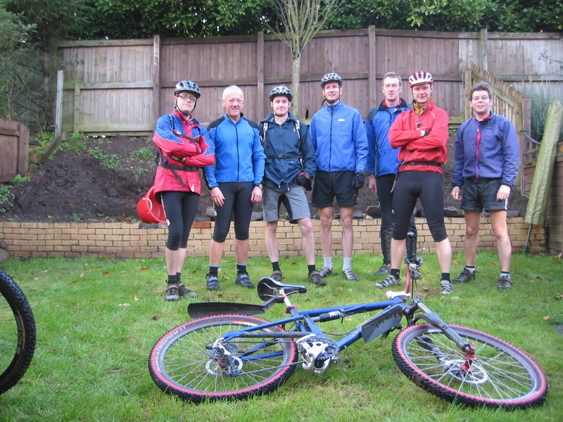 'Before' Photo. Well after 6 tonnes of earth had been removed so not exactly before. (Lads are the Lancaster Bike Club)
