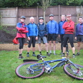 'Before' Photo. Well after 6 tonnes of earth had been removed so not exactly before. (Lads are the Lancaster Bike Club)