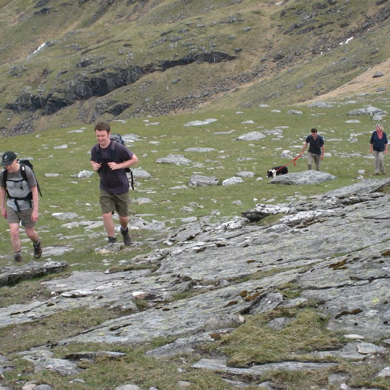 Spacelabbers nearing the first summit