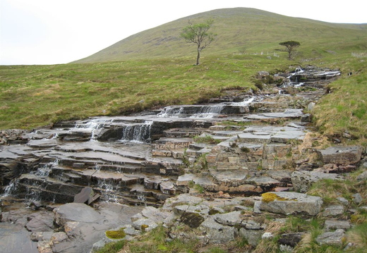 Stepped waterfall