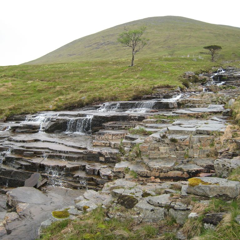 Stepped waterfall