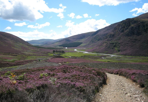 Back down Glen Mark