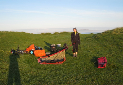 Breaking camp