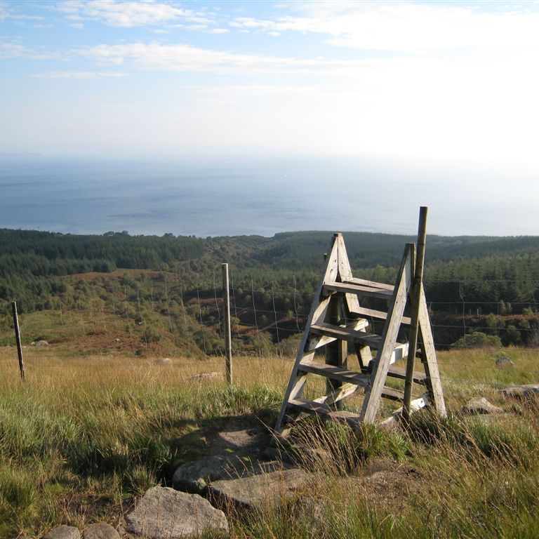 From the slopes of Goat Fell