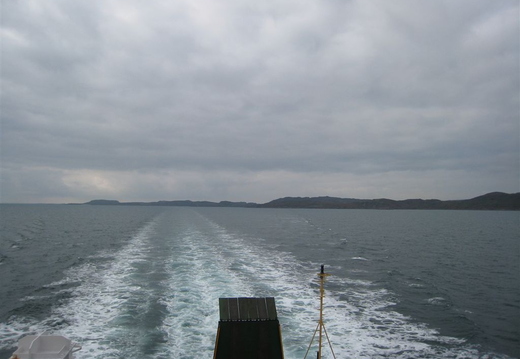 On the ferry back to Oban