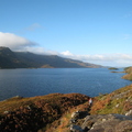 Following day, On Walk to Tarbet - View West
