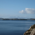West over Loch - Rhum Cuillin in the distance