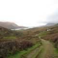 View over Loch Assynt from Conival/Ben More Assynt access track
