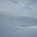 Looking down Glas Maol Run Towards Coire Fionn Poma's