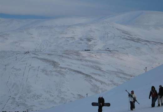 Cairnwell towards Sunnyside, Meal Odhar & Glas Maol