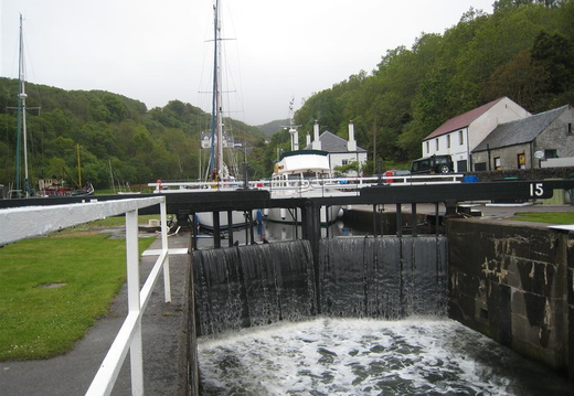 Crinan Canal Sea Loch Gate