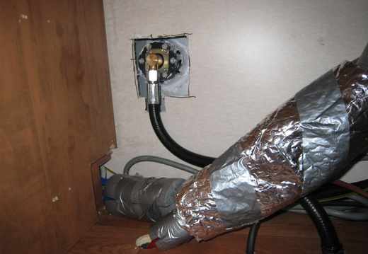 LPG filler from inside the van (under cooker)
