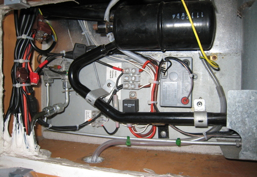 Tidied Up Fridge Wiring
