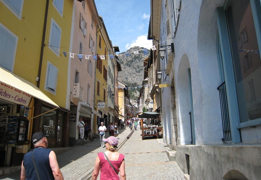 Briancon old town main street
