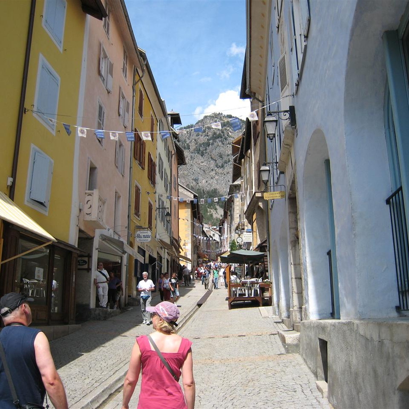 Briancon old town main street