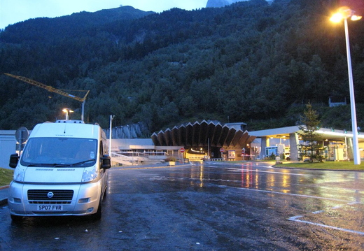 Exiting the Mount Blanc Tunnel (44EUR lighter!)