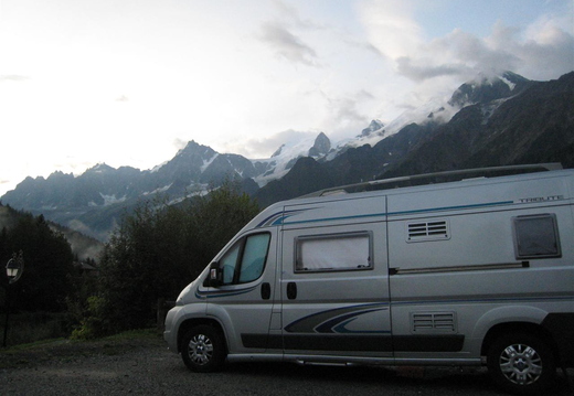 Dawn at Les Houches near Chamonix