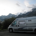 Dawn at Les Houches near Chamonix